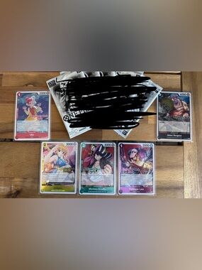 One Piece TCG Beginners Deck Party Lot - Monkey D. Luffy and O-Nami